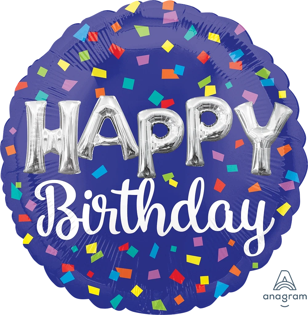 happy birthday  foil balloon