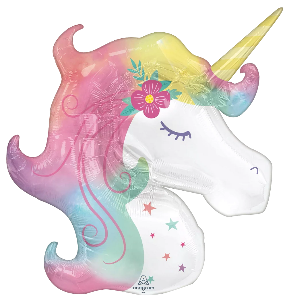 Enchanted  Unicorn Super shape Foil Balloon