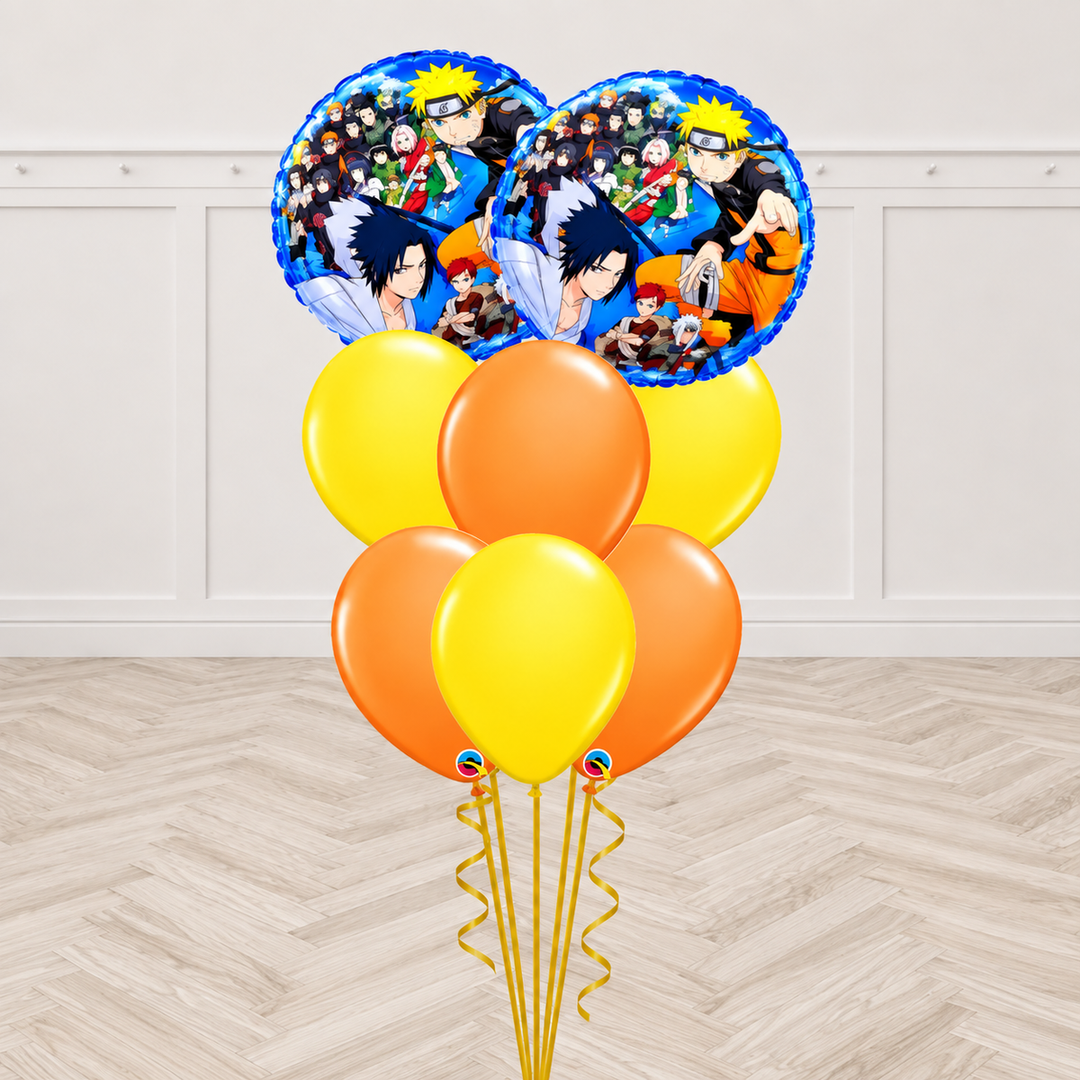 Naruto Sunshine Birthday Balloon Bouquet