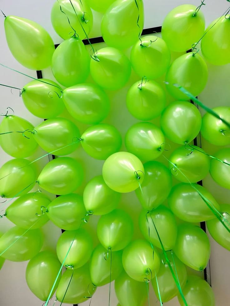 Lime Green Ceiling Balloon
