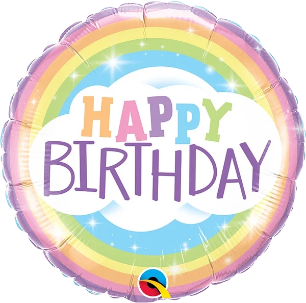 Birthday Rainbow Foil Balloon