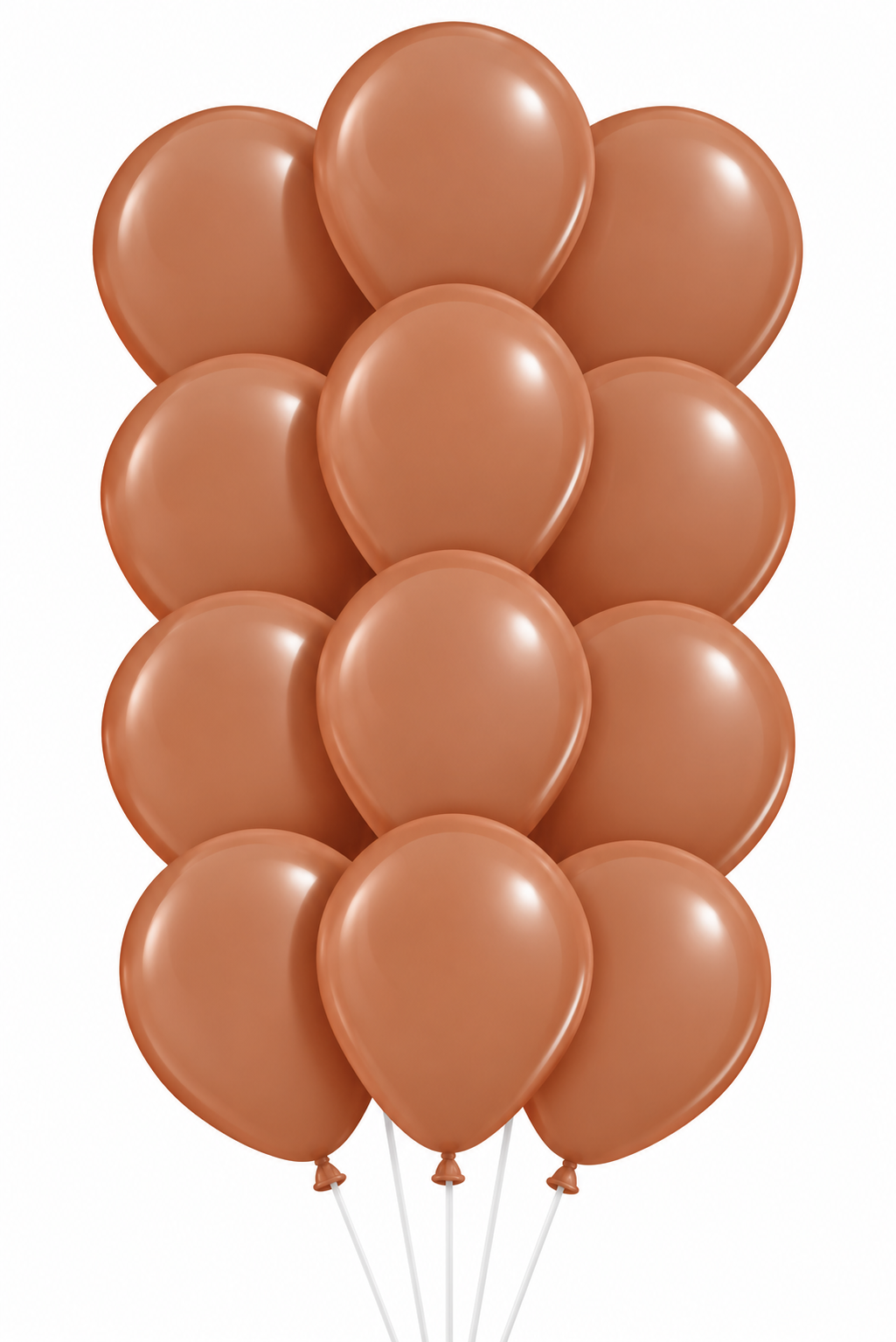 Bouquet of 12 nude pink latex balloons