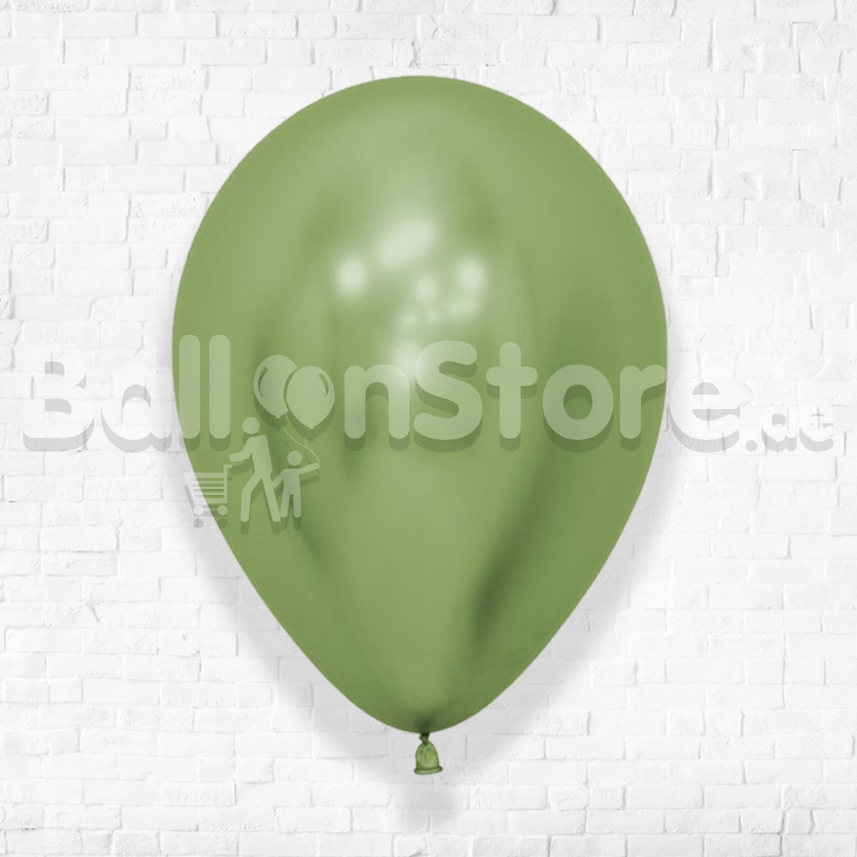 LimeGreen Chrome Latex Balloons