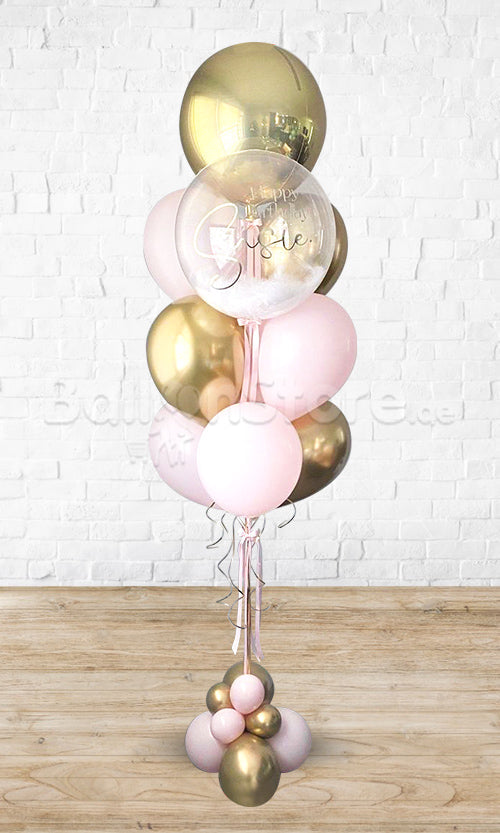Classy Orbz Bubble Custom Text  Balloon Set PRE-ORDER 1DAY In Advance