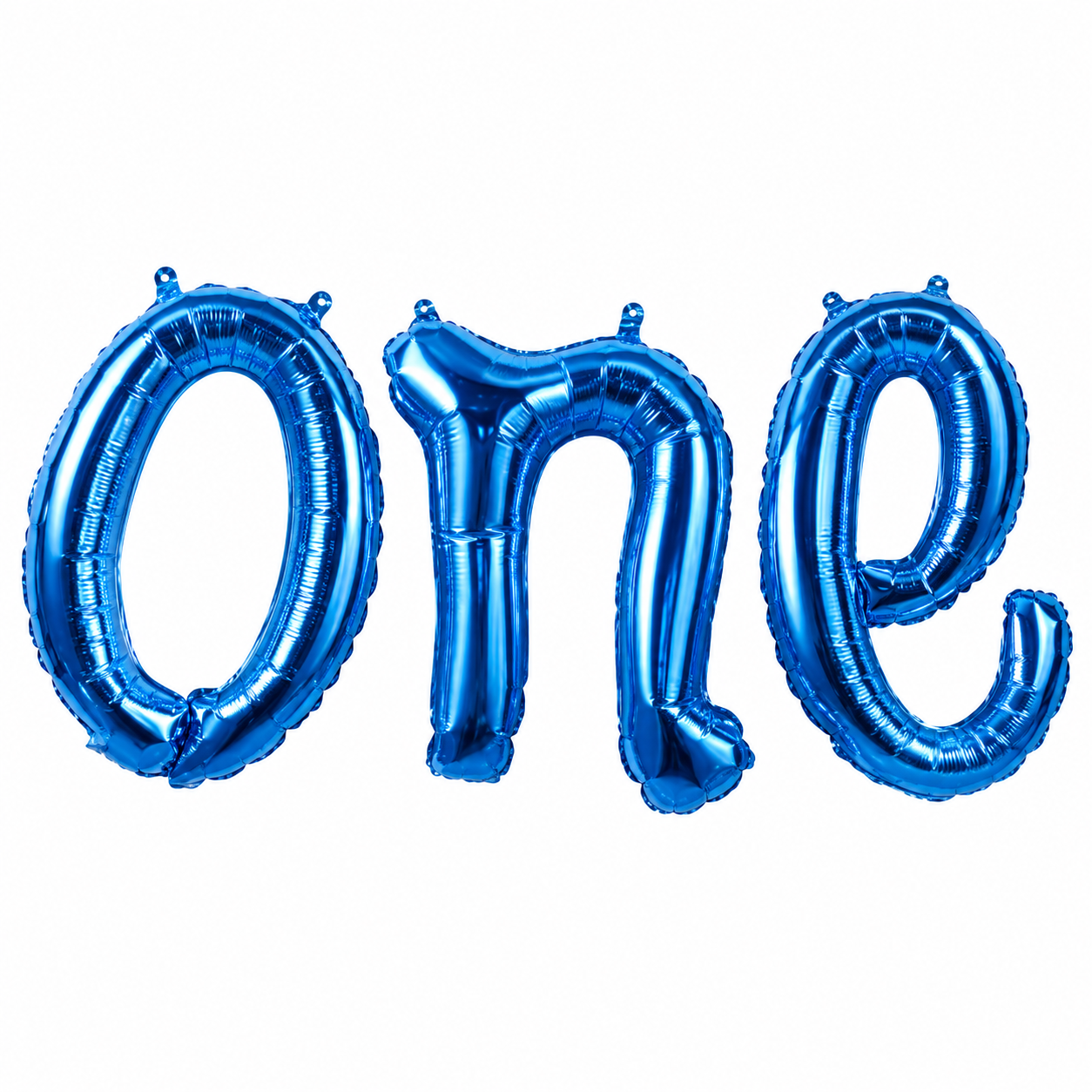 Script ONE BLUE Air-Filled - Air-Filled - NON FLYING / NO HELIUM