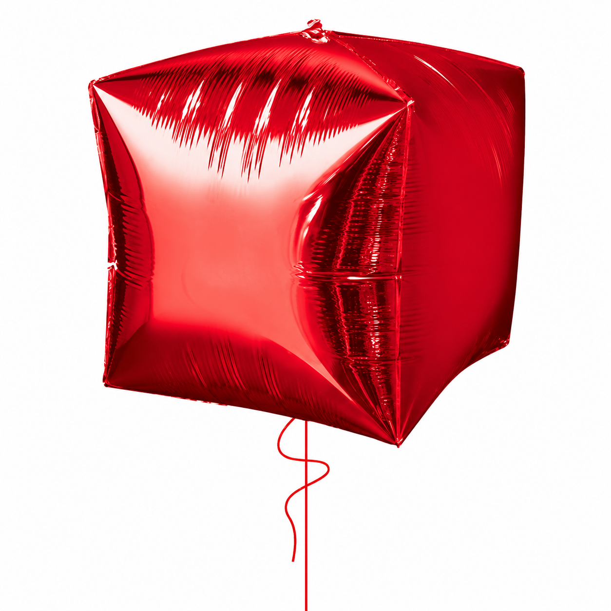 Cubez Red Colour Balloon - Helium Filled