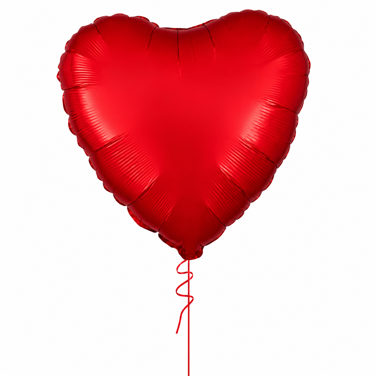 Satin Red Heart Foil Balloons