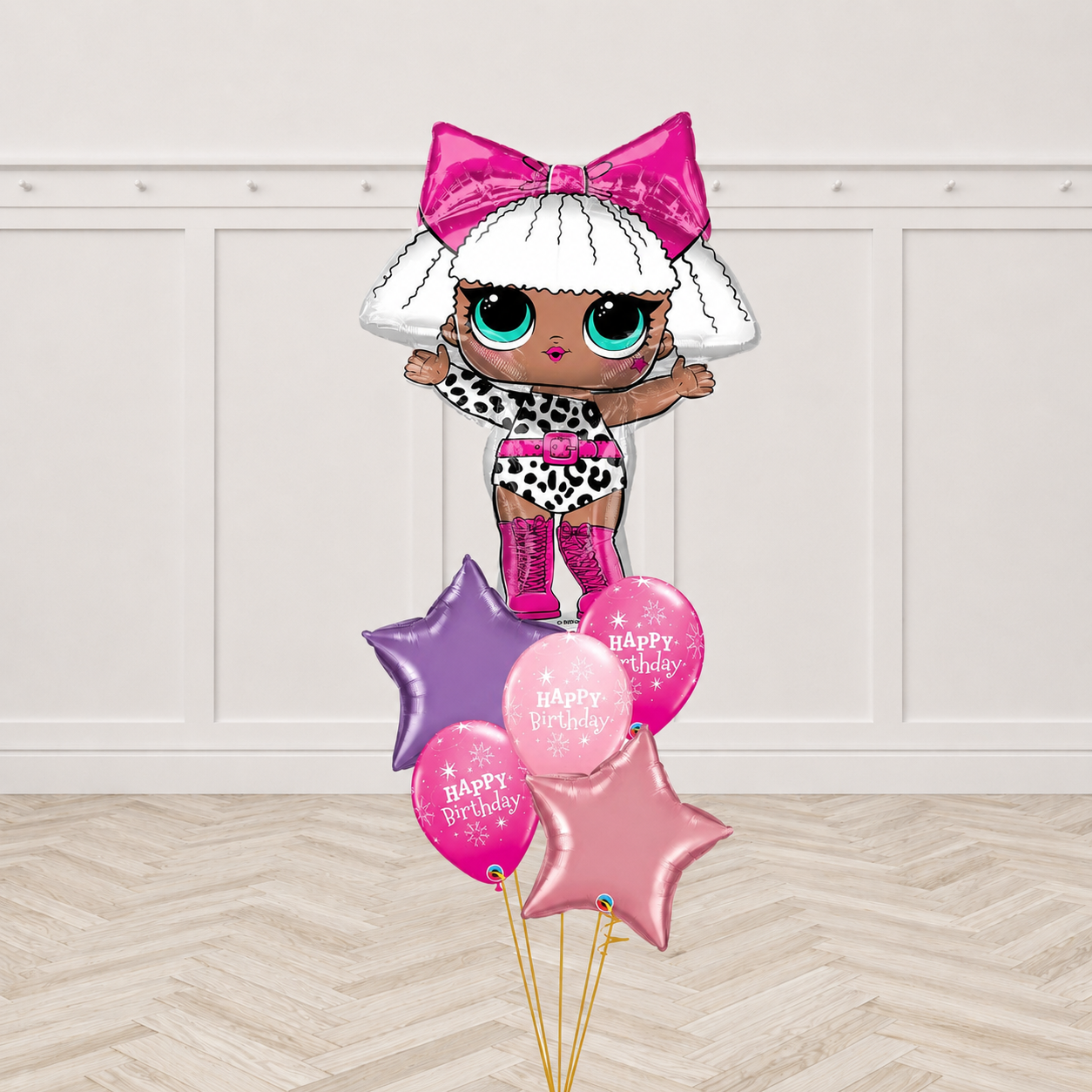 L. O. L. Surprise Diva Sparkling Birthday Chrome Star Bouquet