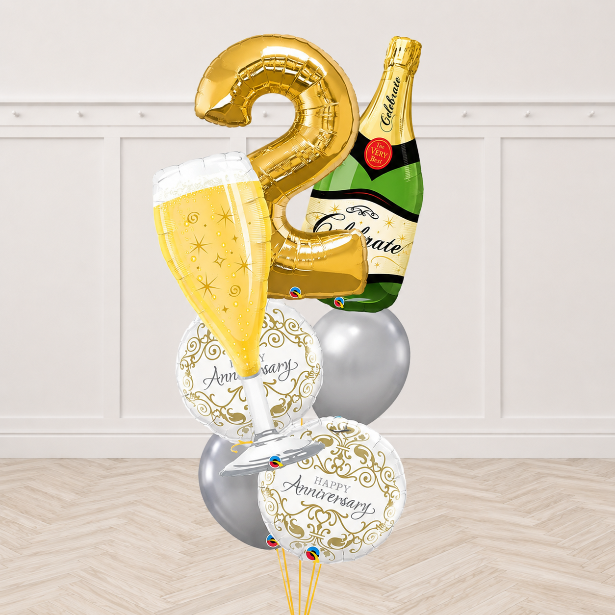 Celebrate Anniversary with Giant Number.