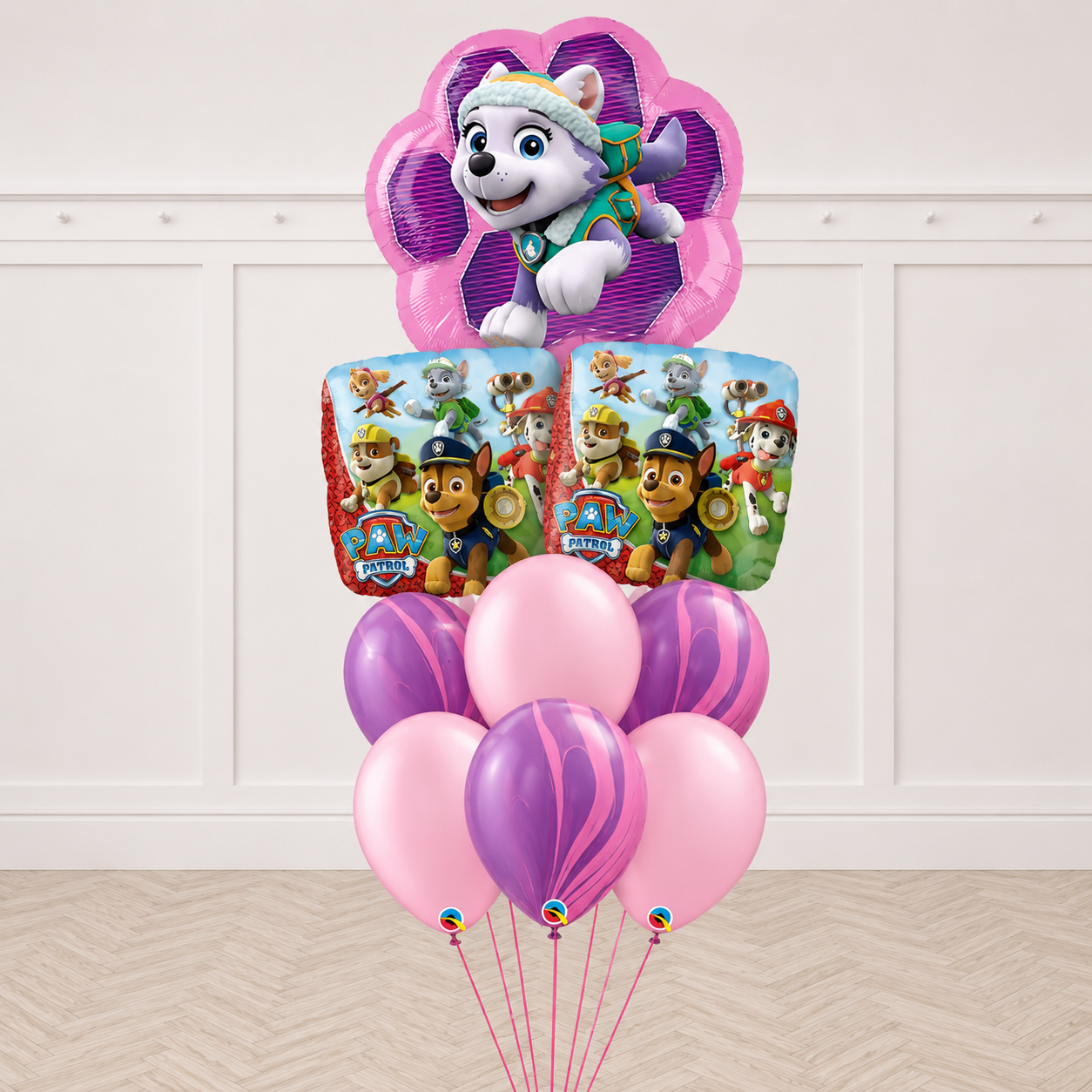 Paw Patrol Girls Skye & Everest Agate Balloon Bouquet