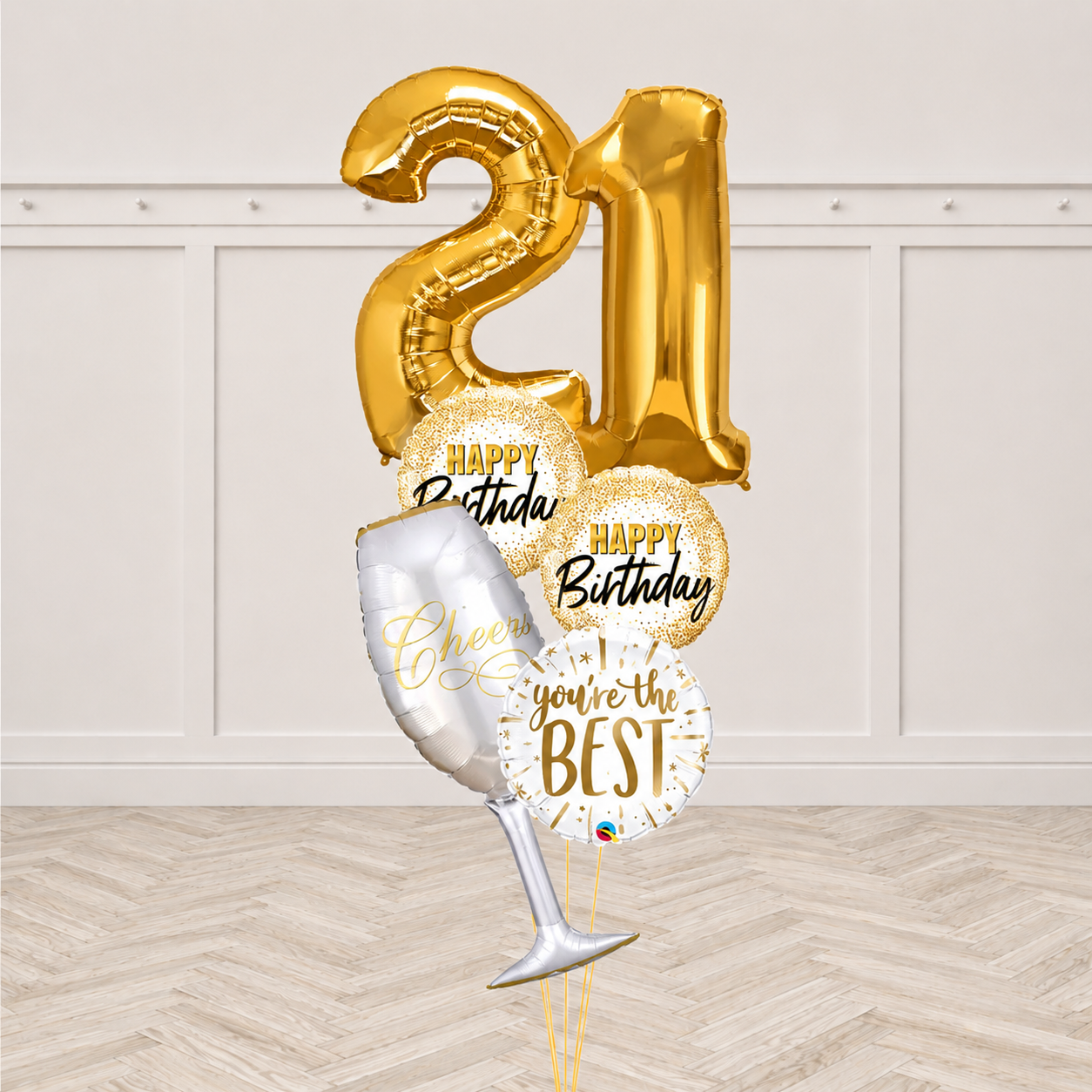 Cheers Happy Birthday Balloons