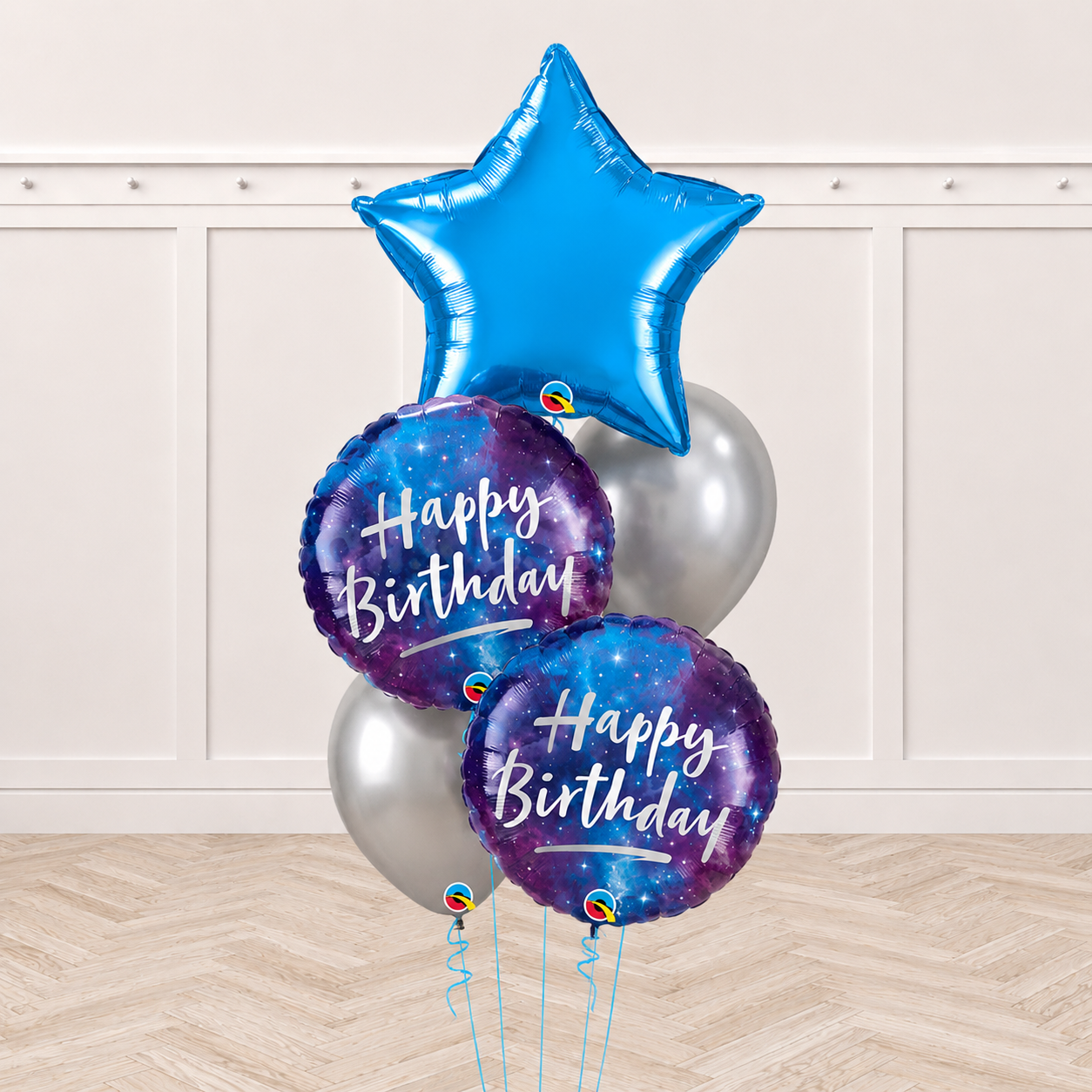 You are a Star Galaxy Birthday Chrome Balloons