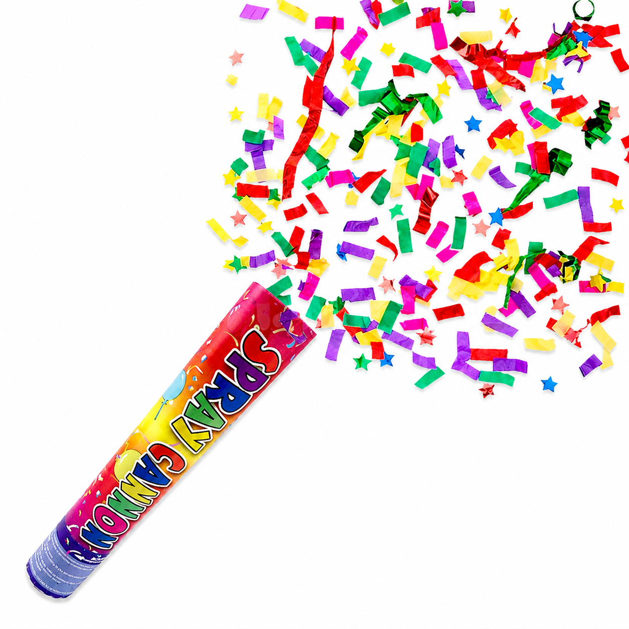 Colorful Confetti Popper Set of 4