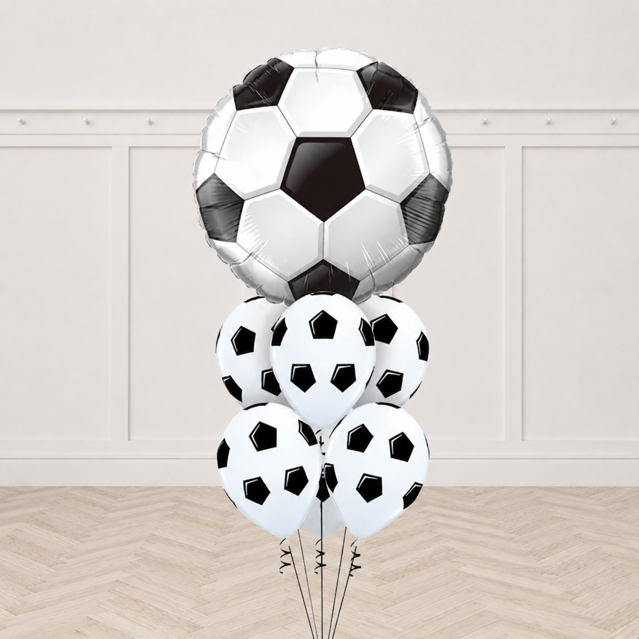 Soccer ball Jumbo balloon bouquet With weight