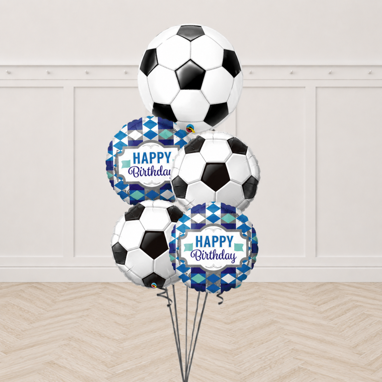 Soccer Ball Happy Birthday  Bouquet With Weight
