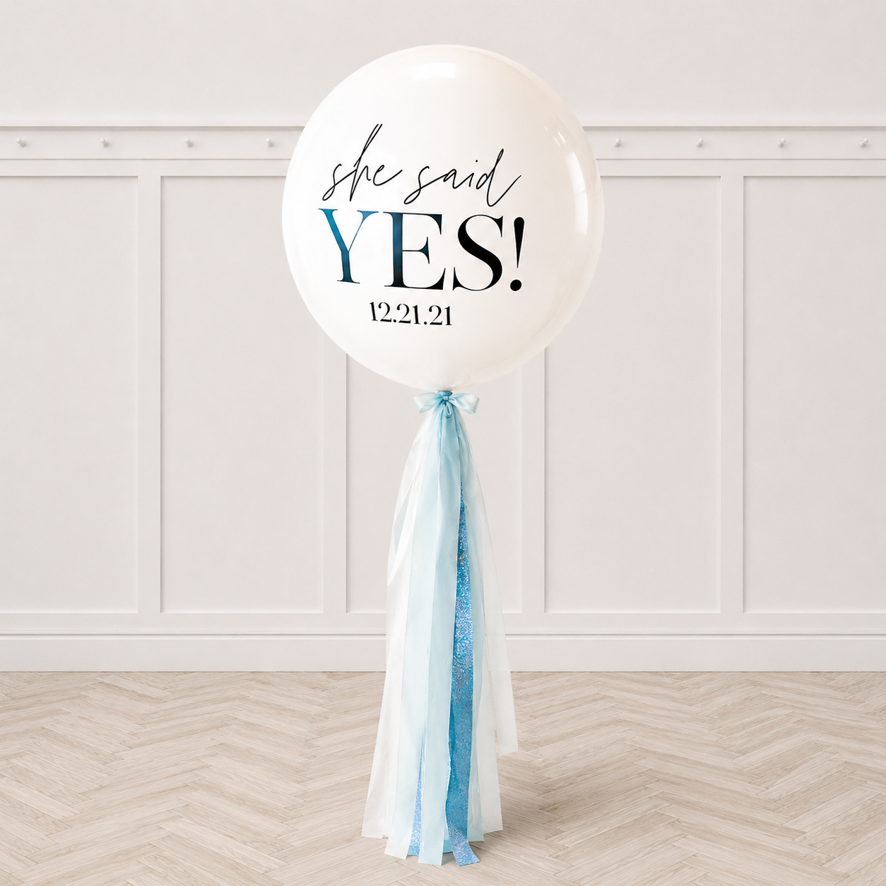 36inches Custom Text  / Personalized Balloon /She Said YES! PRE-ORDER 1DAY In Advance