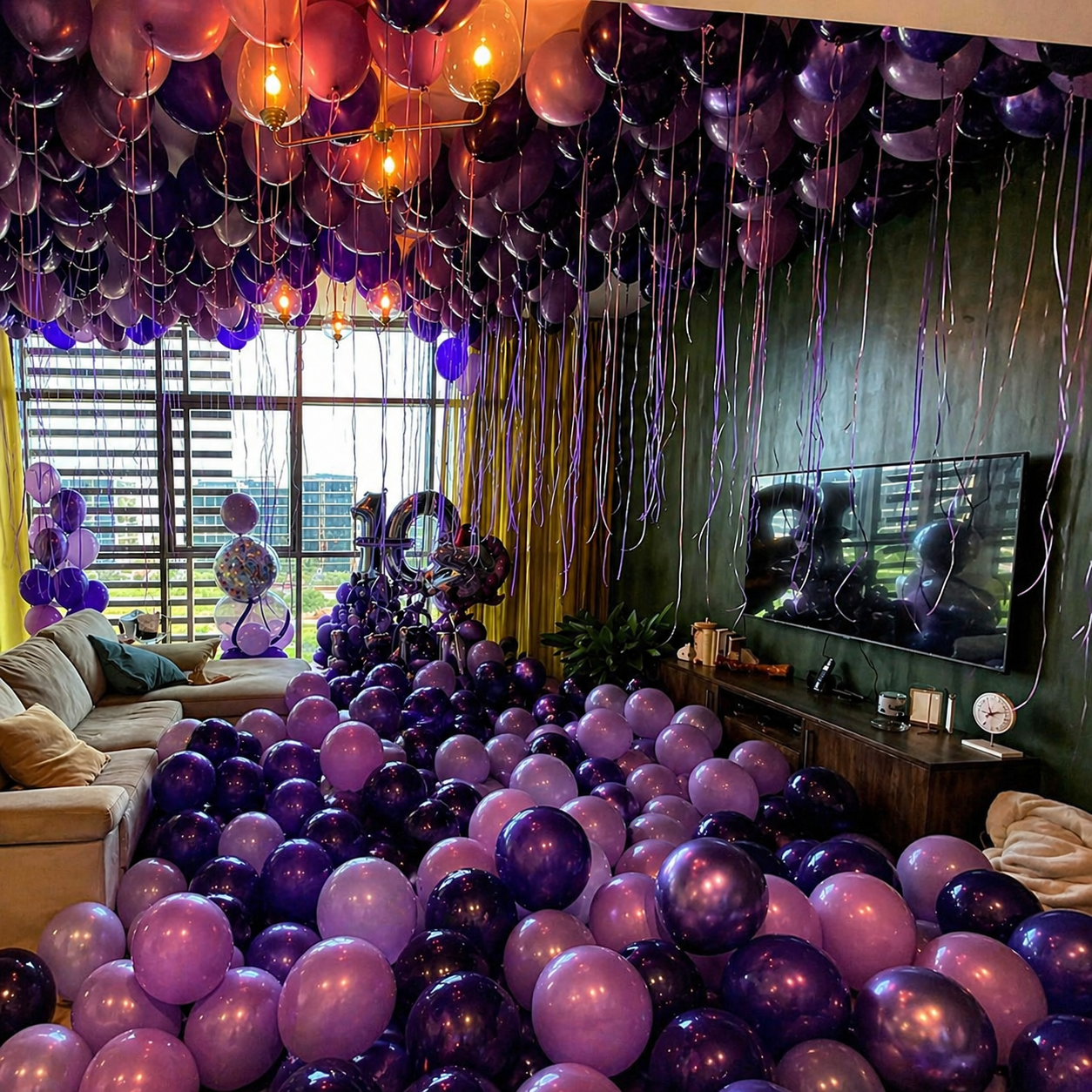 Royal Purple Luxe Room Decor