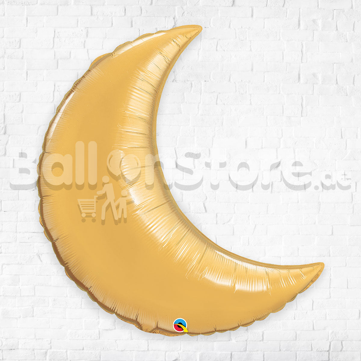Golden Crescent Foil Balloons