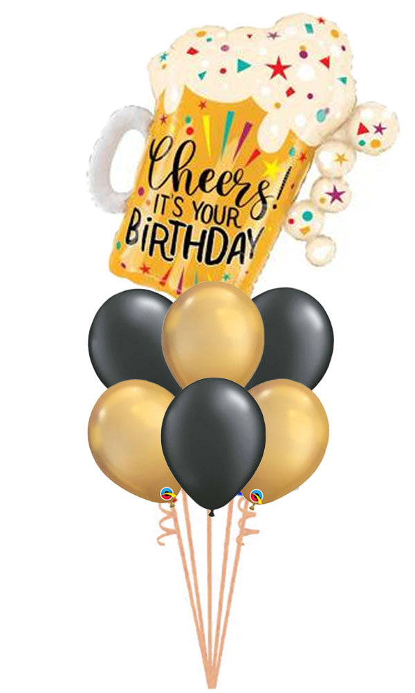 Birthday Cheers Mug  Balloon Bouquet