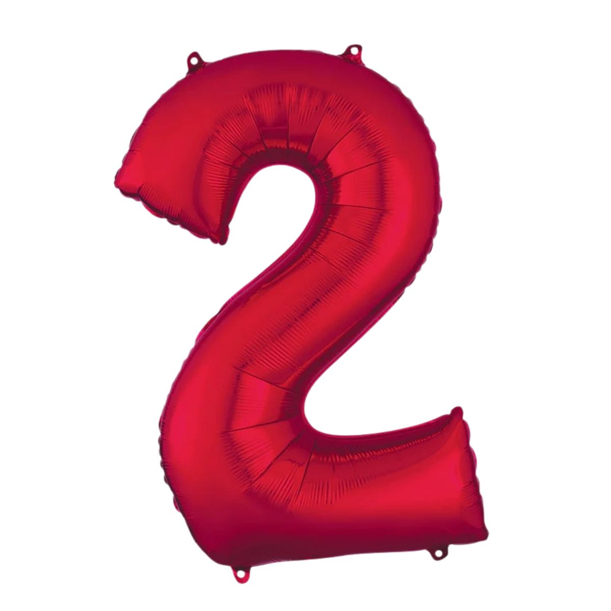 Number Two (2)Red - Helium Filled
