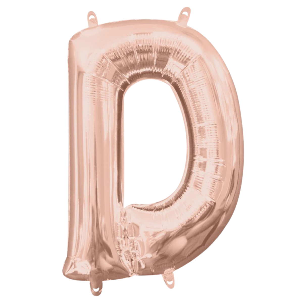 Jumbo Letter D Rose Gold - Helium Filled