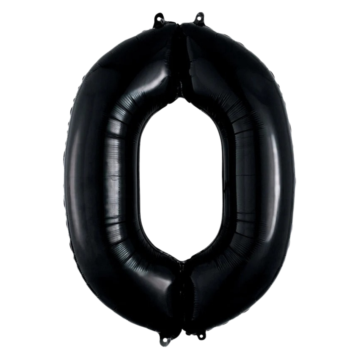 Number Zero(0) Black Helium Filled