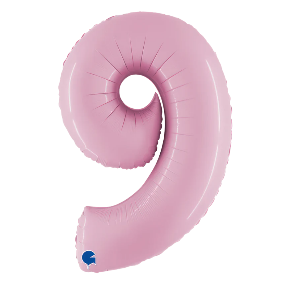 Number Nine Pastel Pink Helium Filled