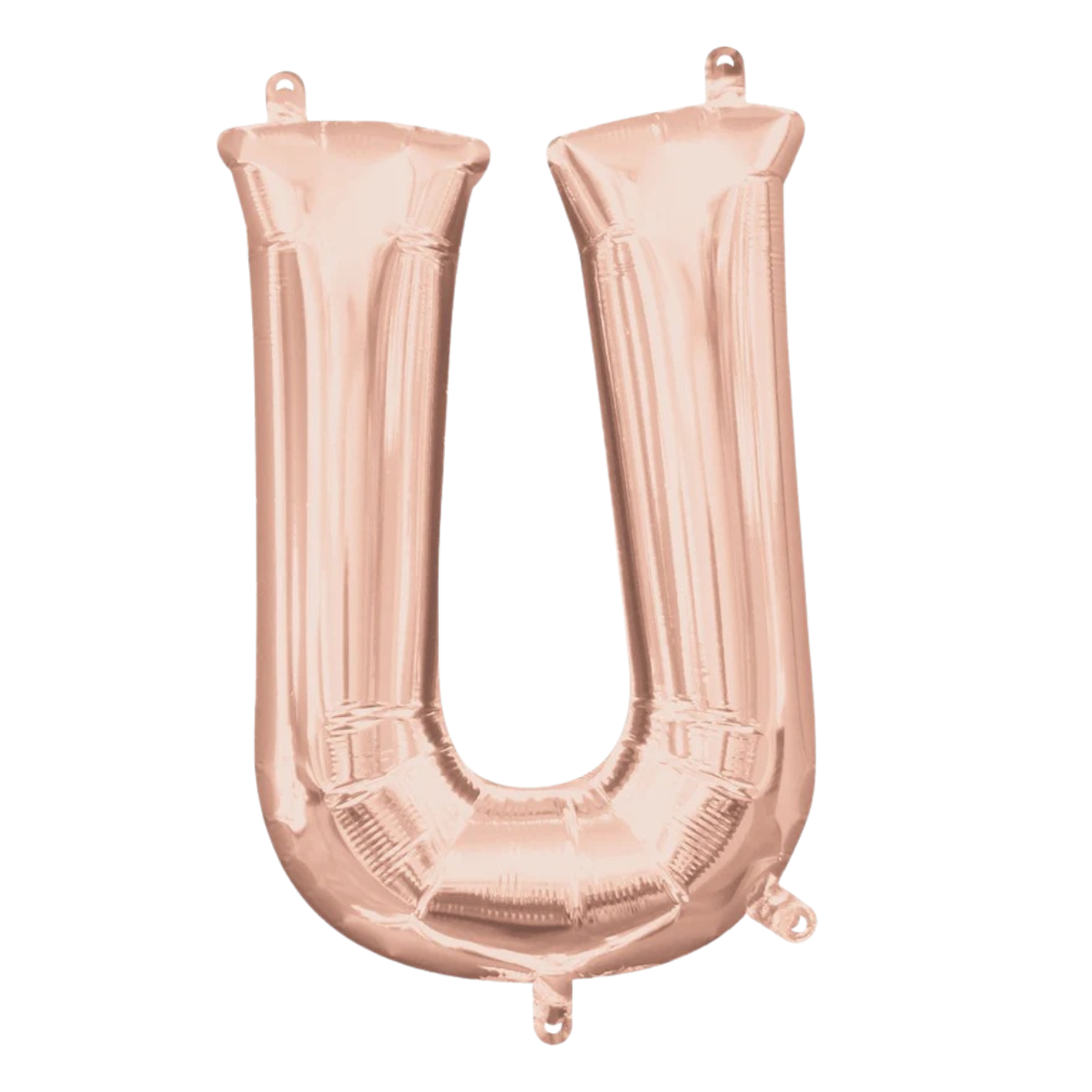 Jumbo Letter U Rose Gold - Helium Filled
