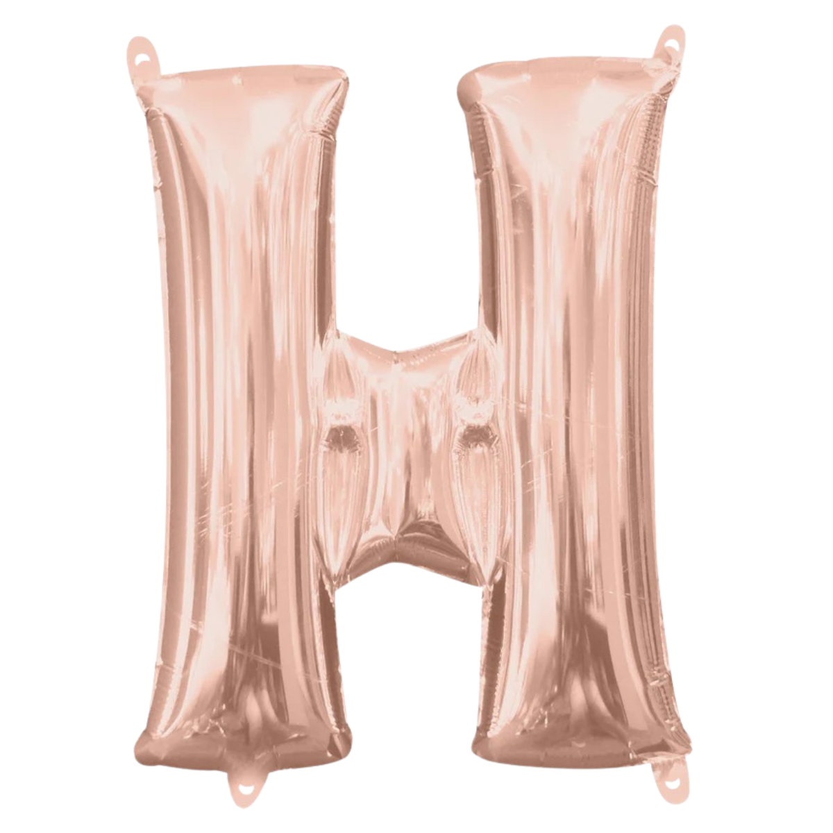 Jumbo Letter H Rose Gold - Helium Filled
