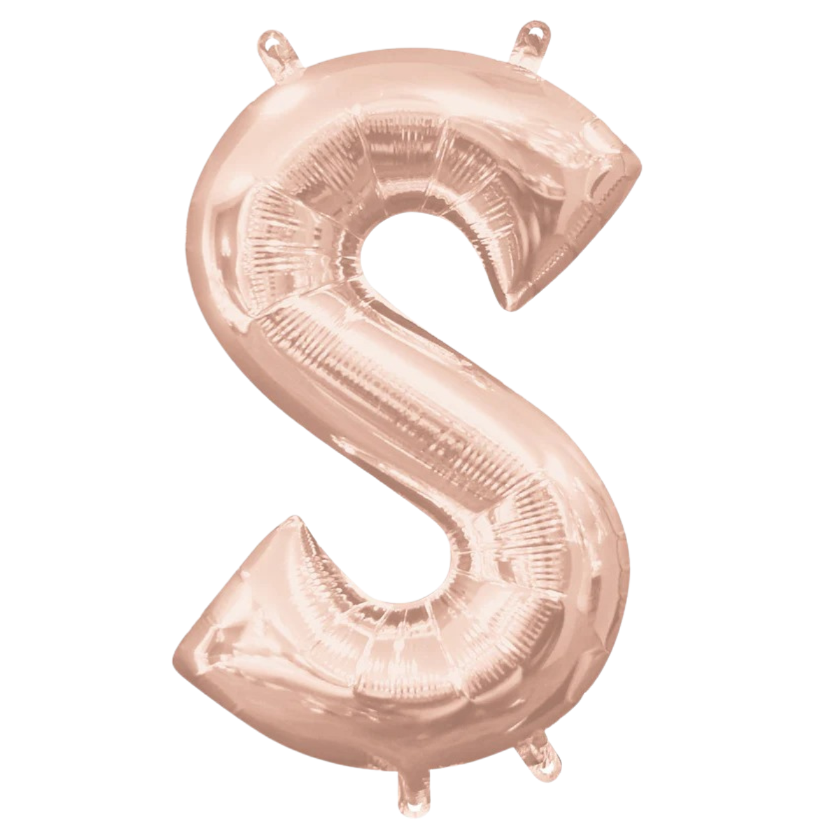Jumbo Letter S Rose Gold - Helium Filled
