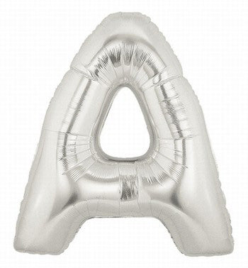Jumbo Letter A - Metallic Silver