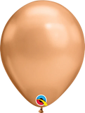 Copper Chrome Latex Balloons QUALATEX