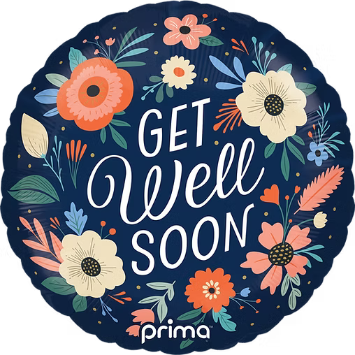 Get Well soon foil balloon